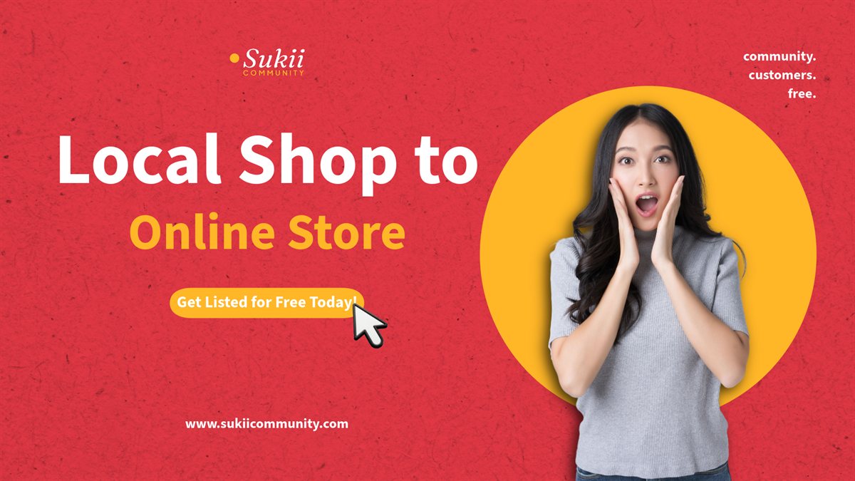 Local Shop to Online Store — get listed on Sukii for free