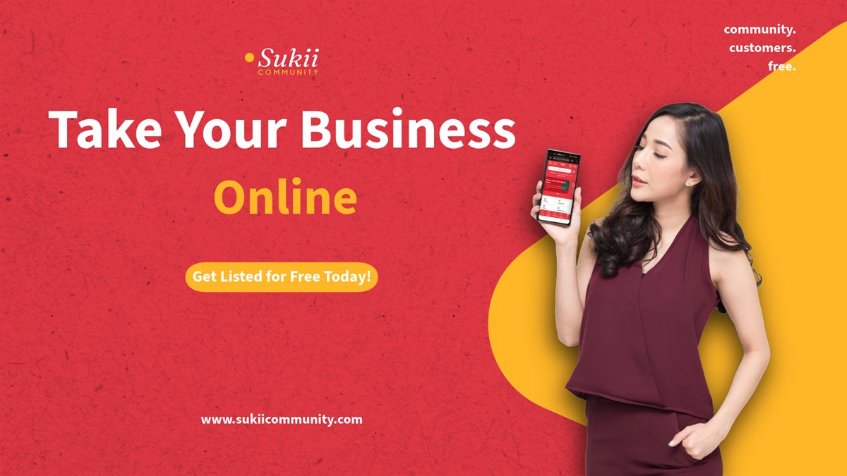 Take Your Business Online — get listed on Sukii for free